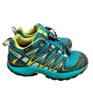 Salomon XA Pro 3D‎ Trail Running Shoes Teal Youth Size 13